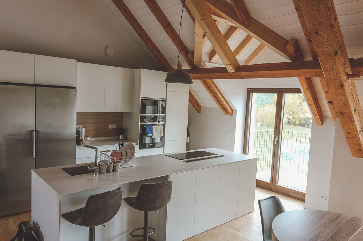 Vivienda en un desván Passivhau