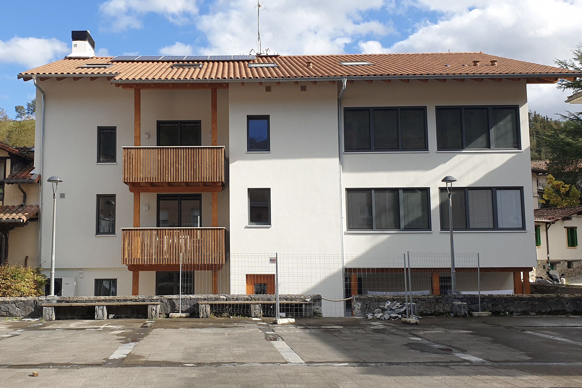 Aztia fachada viviendas